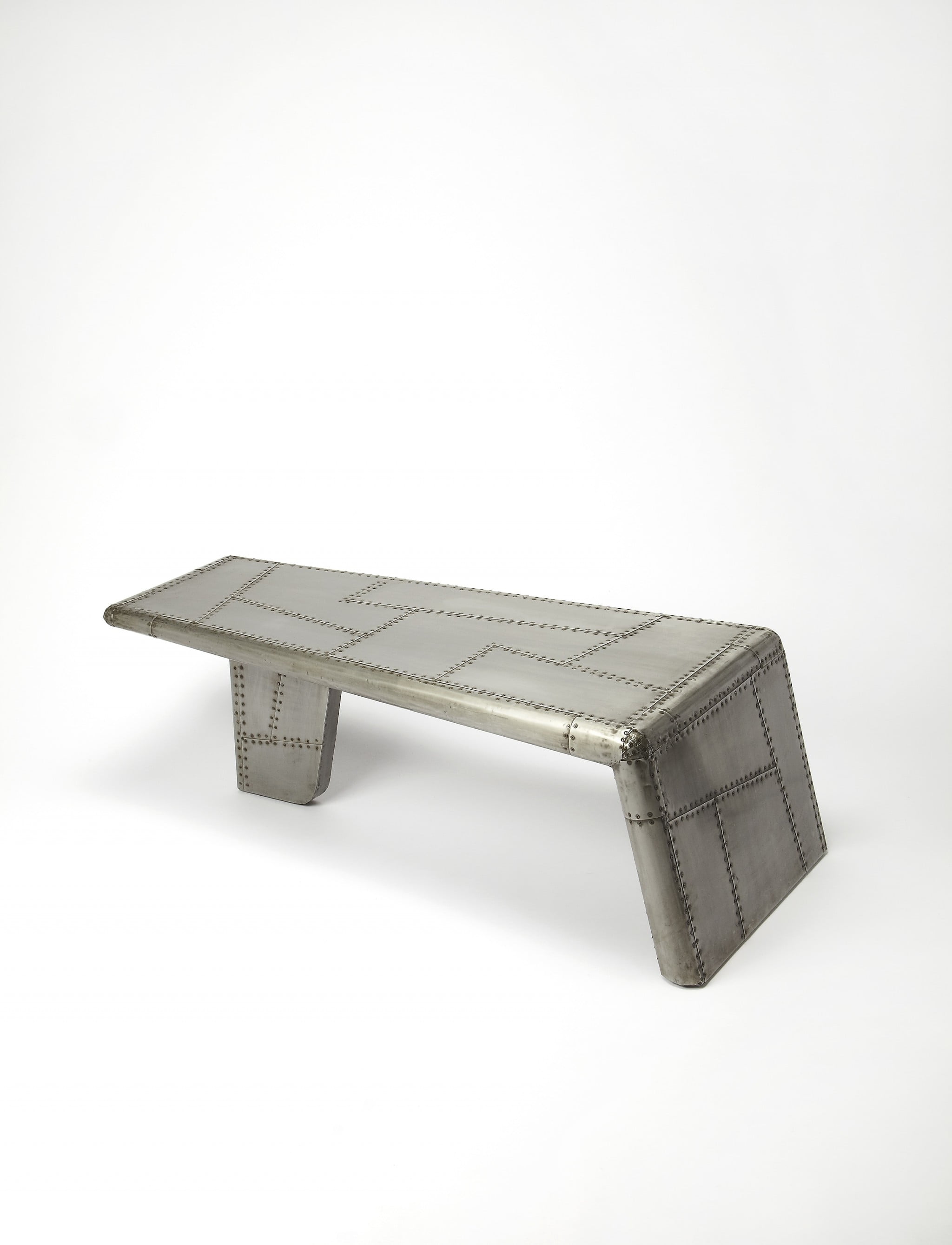 Industrial Chic Mango Wood & Aluminum Lift-Top Coffee Table