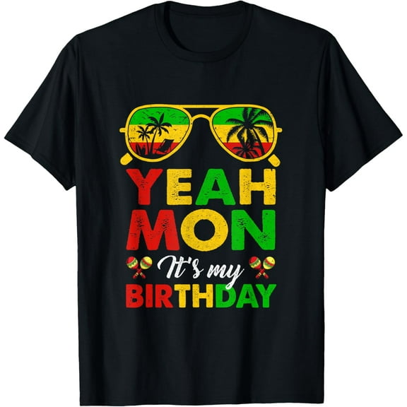 Yeah Mon Jamaican Jamaica Birthday Party Girls Women Men T-Shirt