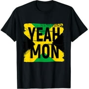 Yeah Mon - Jamaican Pride T-Shirt Black