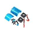 thumbnail image 1 of Yeah Racing 1/8 Twin Fan Aluminum Heat Sink w/2 Fans (Blue) (40.8mm diameter), 1 of 2