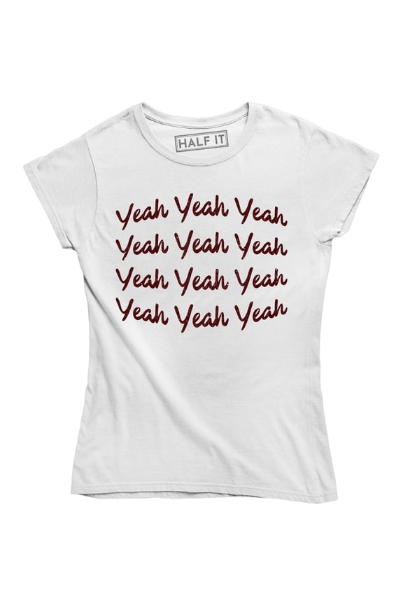 Yeah Yeah Yeah Indie Rock Punk Music Lover Retro Women's T-Shirt