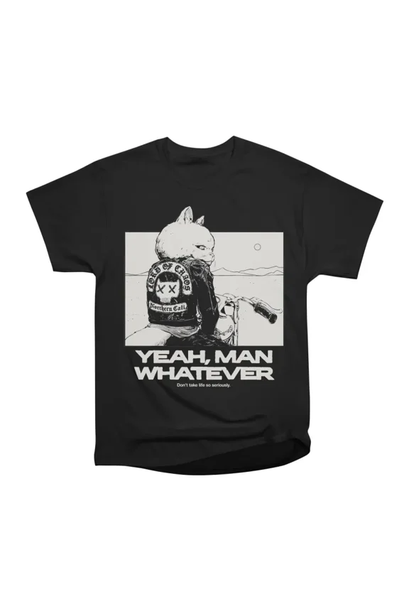 Yeah man Dark T-Shirt Tee Gift For Him Merch For Her Apparel For Friend