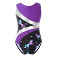 thumbnail image 1 of Yeahdor Kids Girls Ballet Dance Leotard Gymnastics Unitard Bodysuit Dance Training Performance Costume Black 14, 1 of 7