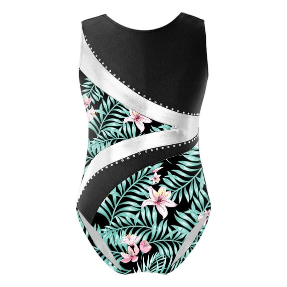 Yeahdor Kids Girls Ballet Dance Leotard Gymnastics Unitard Bodysuit Dance Training Performance Costume Pink 6