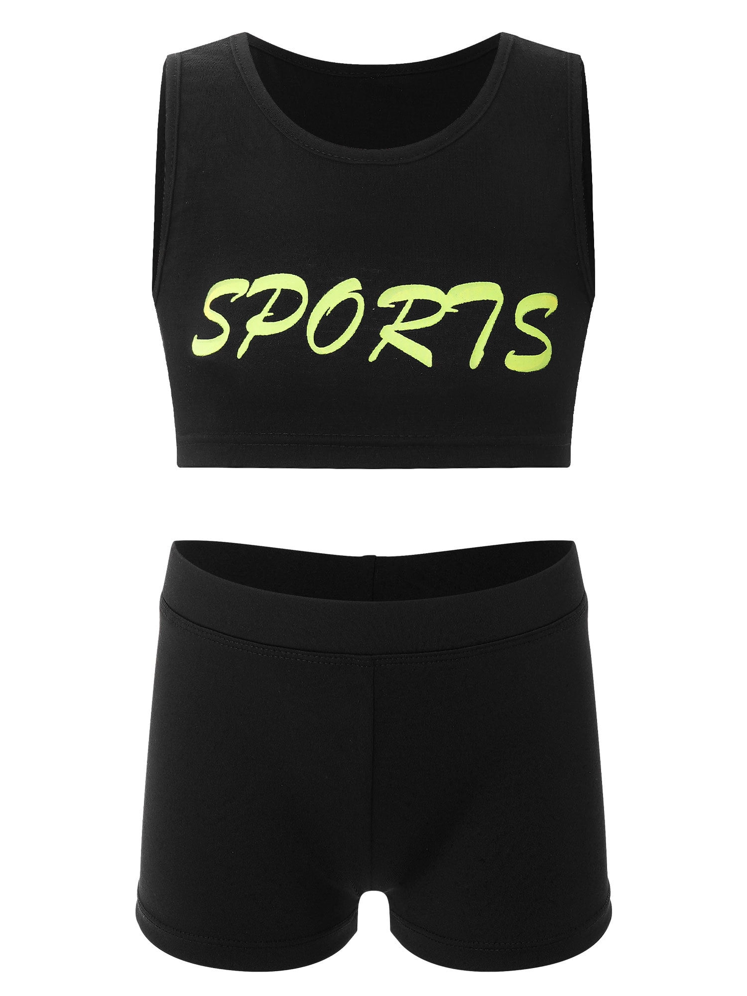 KIDS SPORTS CROP TOP  4-10 TIPTOE THE TIGHTROPE