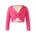 thumbnail image 1 of Yeahdor Kids Girls Long Sleeve Ballet Dance Sweater Cardigan Ballerina Training Wrap Tops, 1 of 5
