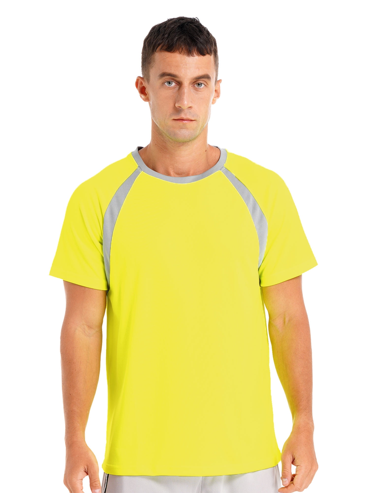 yellow athletic top