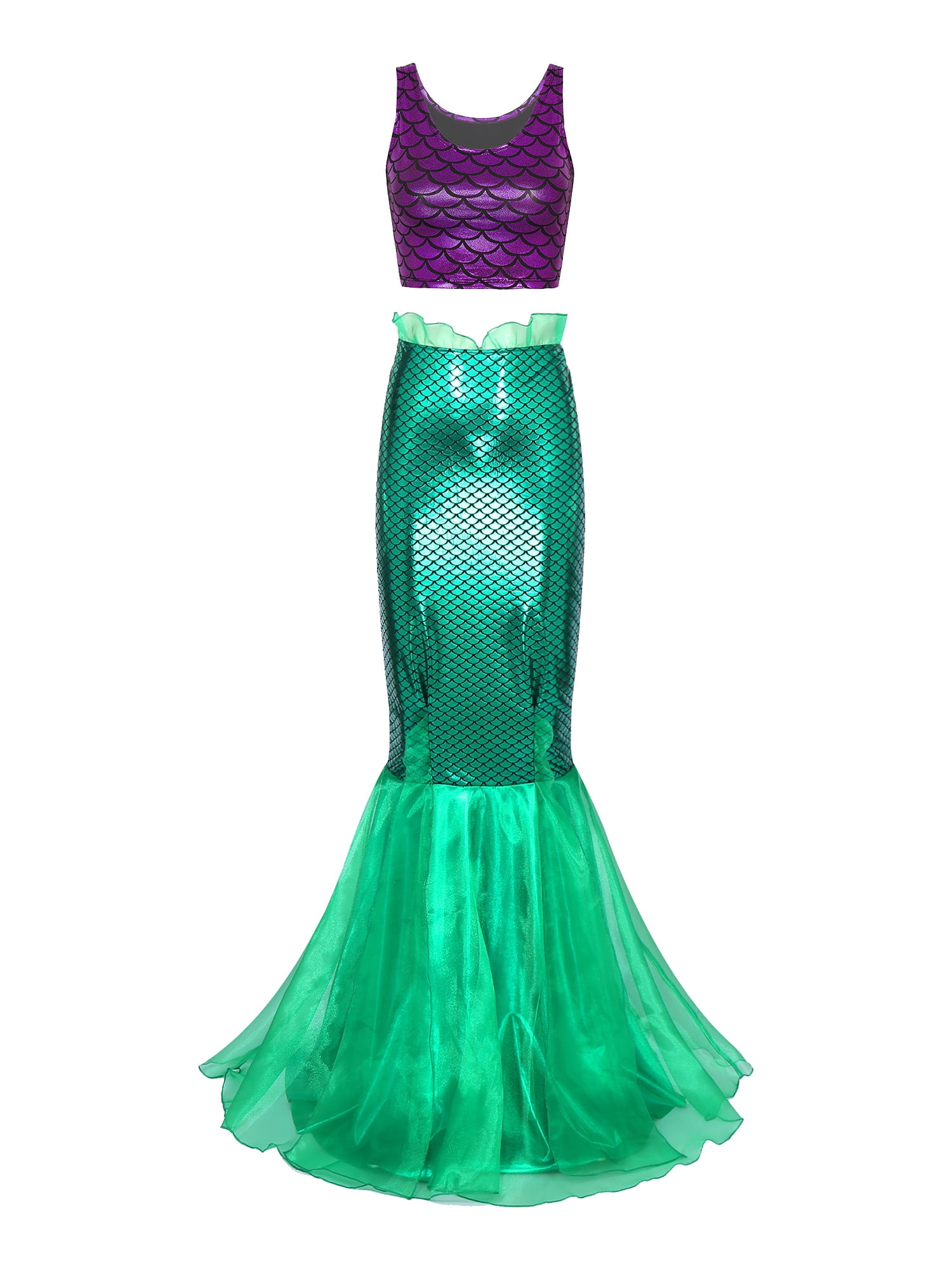 knee length dresses for ladies Sparkling Mermaid Tank Tutu Dress main image 0