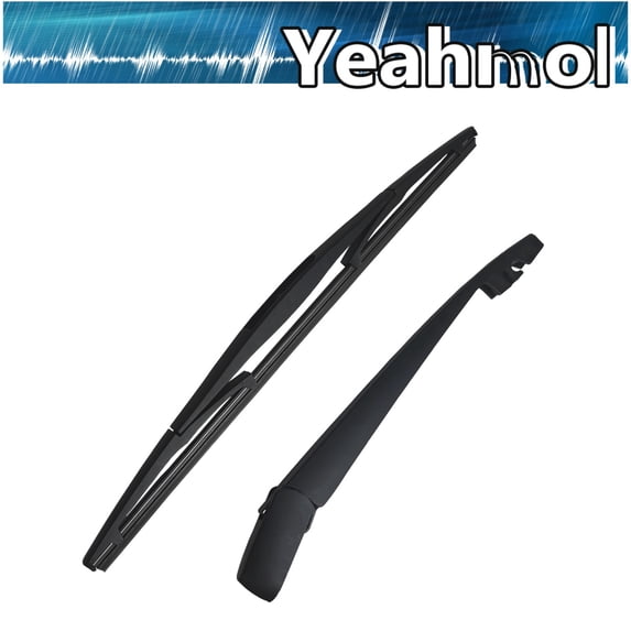 Yeahmol 12in Rear Wiper blade & 10in Wiper Arm Fit For 2010-2020 Mitsubishi Outlander Sport, 2PCS for Rear Windshield, Y22I9U2B