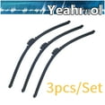 thumbnail image 1 of Yeahmol 18"+18"+12" Windshiled Wiper Blades Fit For Isuzu Rodeo 1997-1991, Front & Rear Side, Set of 3, Y23C414B, 1 of 6