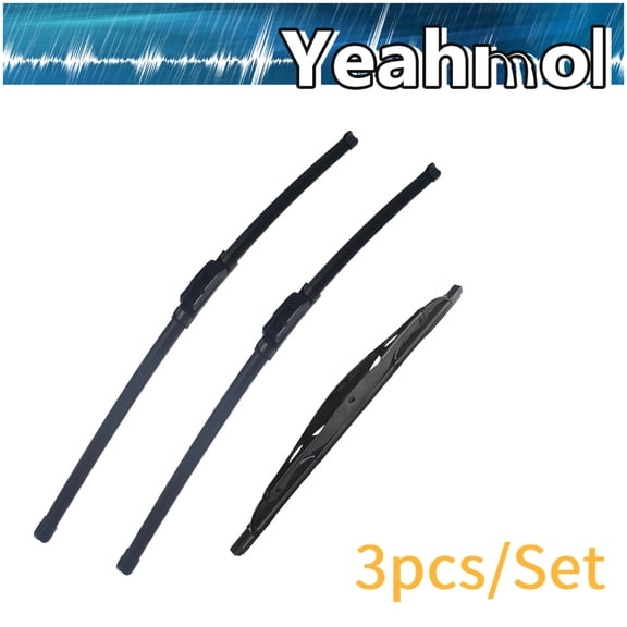 Yeahmol 2pcs Windshield Wiper Blades and 1pc Rear Wiper Fit For Buick Enclave 2018-2023, 24+20+S10, Y27I6O4G