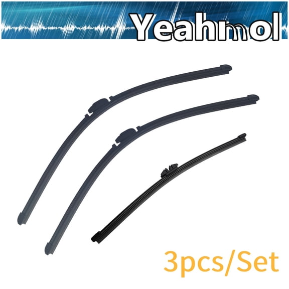 Yeahmol 3PCS Front Rear Windshield Wiper Blades Fit For BMW X7 2019-2023, 2PCS Front Wiper + 1PC Rear Wiper, Y21D6G7S