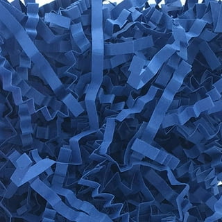 Royal Blue Crinkle Paper Shreds 2oz