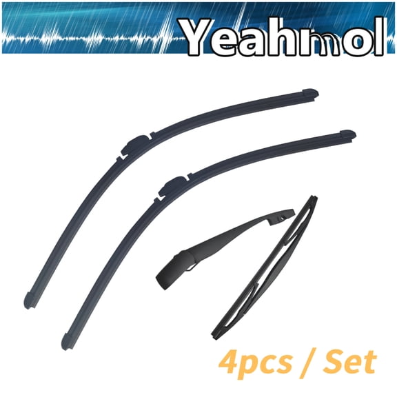 Yeahmol Fit For Nissan Murano 2005-2003, 26"+19"+14"+10" replacement for Windshield Wiper Blades and Rear Wiper with Arm Y23J3U3S