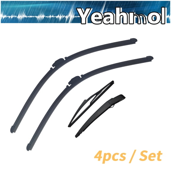 Yeahmol Fit For Nissan Rogue Sport 2021-2017, 28"+18"+12"+11.6" replacement for Windshield Wiper Blades and Rear Wiper with Arm Y26J3Z2S