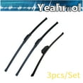 thumbnail image 1 of Yeahmol Front with Rear Windshield Wiper Blades Fit For 2017-2018 Kia Niro, Set of 3 for Car Windshield Wiper, 26+16+13X, Y22H7A0S, 1 of 8