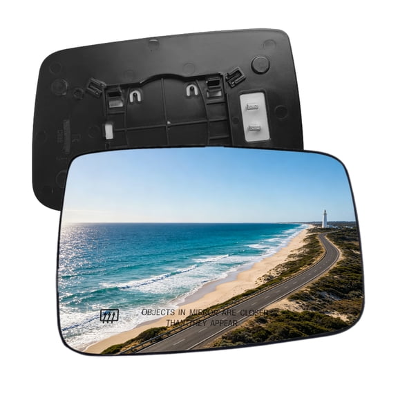 Yeahmol Heated Right Side Mirror Glass Replacement for Dodge RAM 1500 2500 10-19 Passenger Side Mirror Glass 68079362AA ,Y08V043W