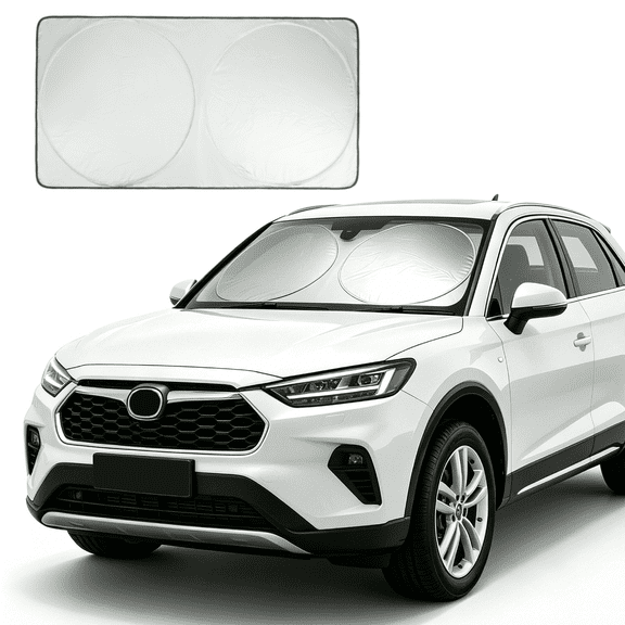 Yeahmol Interior Windshield Sun Shade Fit for Chevrolet Camaro 2016-2025, 55x27.6 Inch UV Protection, Foldable Visor Cover, Long-Lasting Use, L74E3A2K