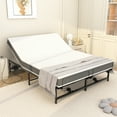 thumbnail image 1 of Yeahumalia Motorized Adjustable Bed Base Frame with Wireless Remote, Head and Foot Incline, Queen, 1 of 9