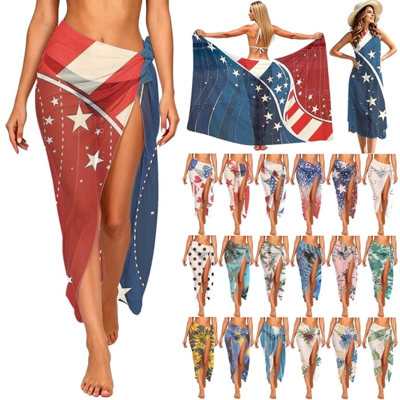 Yeaiivve Beach Cover Up for Women Sarong Wrap Swim Wear Long Plus Size Swimsuit Coverups Bathing Suit Yellow,Free Size