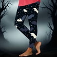 thumbnail image 1 of Yeaiivve Leggings for Women High Waist Halloween Cartoon Bat Star Tights Tummy Control Butt Lift Workout Legging Soft Stretch Yoga Pants Idea Gift for Holiday XL, 1 of 6