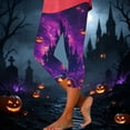 thumbnail image 1 of Yeaiivve Women's High Waist Capri Leggings Gradient Pumpkin Graphic Tights Buttery Soft Cozy Slim Fit Yoga Pants Idea Halloween Gift for Women Friends XXL, 1 of 8