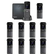 Yealink IP Phone W73P Bundle of W70B Base and W73H handset + 9-Unit W73H Handset