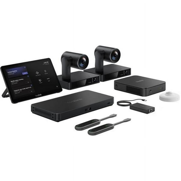 Yealink MVC S60 Video Conference Equipment - 3840 x 2160 Video (Content) - 4K UHD - 1 x Network (RJ-45) - 3 x HDMI Out - USB - Gigabit Ethernet - Wireless LAN