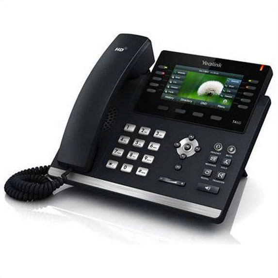 Yealink SIP-T46S IP Phone, Corded, Corded, Wall Mountable, Desktop, Black