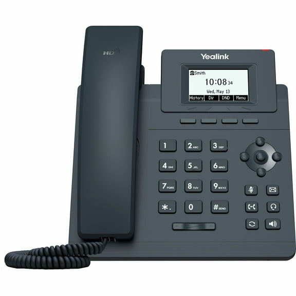 Yealink SIP-T31P IP Phone - Corded/Cordless - Corded - Wall Mountable - Classic Gray