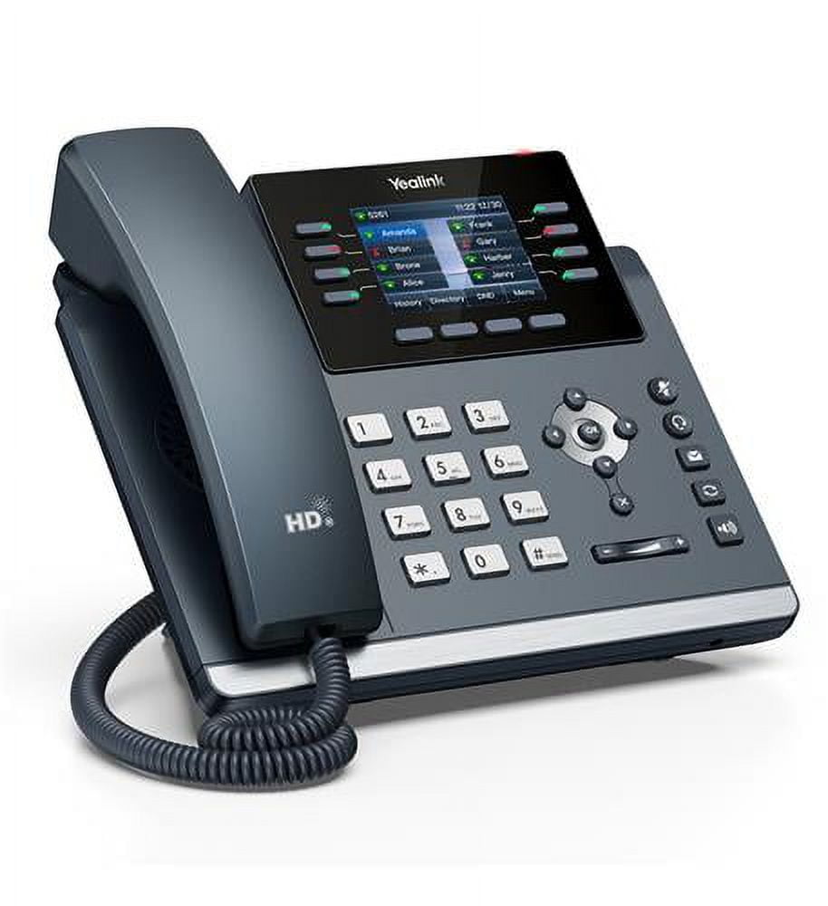 Yealink SIPT44U IP Phone, Corded, Corded/Cordless, WiFi