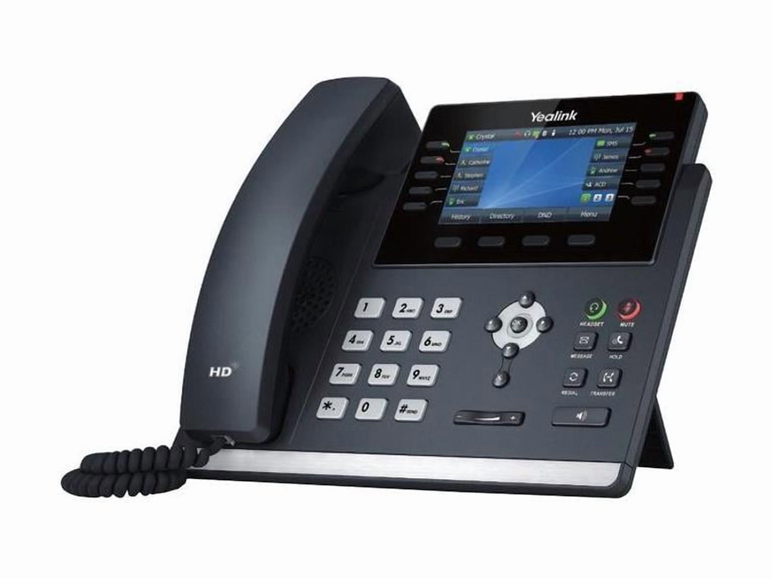 Yealink SIP-T46U IP Phone - Corded - Corded - Wall Mountable, Desktop - Classic Gray