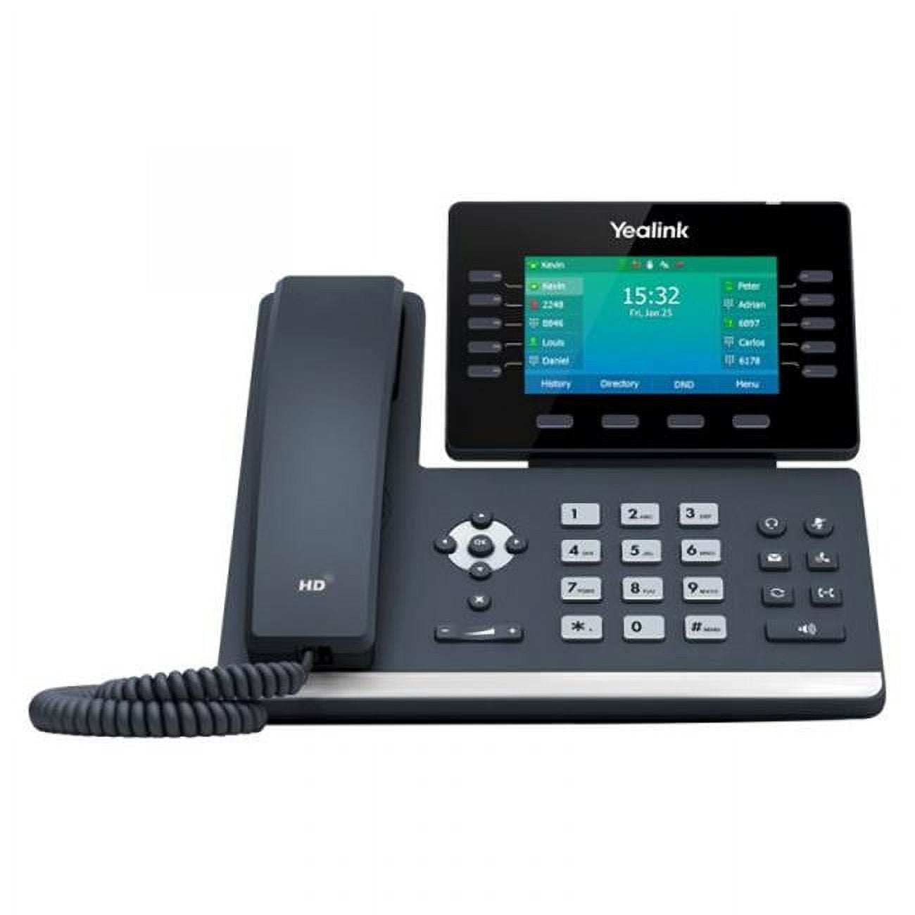 Yealink SIPT54W IP Phone, Corded/Cordless, Corded/Cordless, Bluetooth