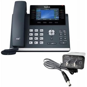 Yealink T46U IP Phone - Power Adapters Included - 1 Year Manufacturer Warranty - Unlocked can be Used with Any VoIP Provider