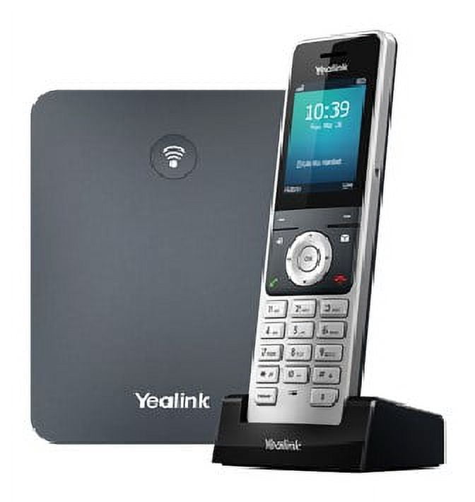Yealink W76P DECT IP Cordless Handset, 2Line Operation, 2.4in. Color