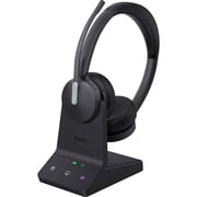 Yealink WH64 Wireless DECT Closed-Back On-Ear Stereo Headset, Teams