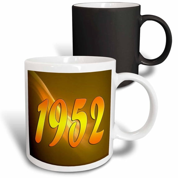 3drose, Year 1952, 11oz Magic Transforming Mug
