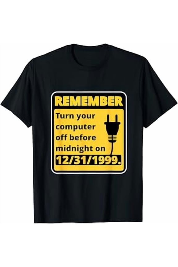 Year 2000 Problem Warning Millennium Bug Year 2000 T-Shirt