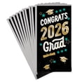 thumbnail image 1 of Year-Dated Graduation Money Holder Cards, Congrats 2026 Grad (10 Cards with Envelopes) Black, Blue, Gold Foil, 1 of 6