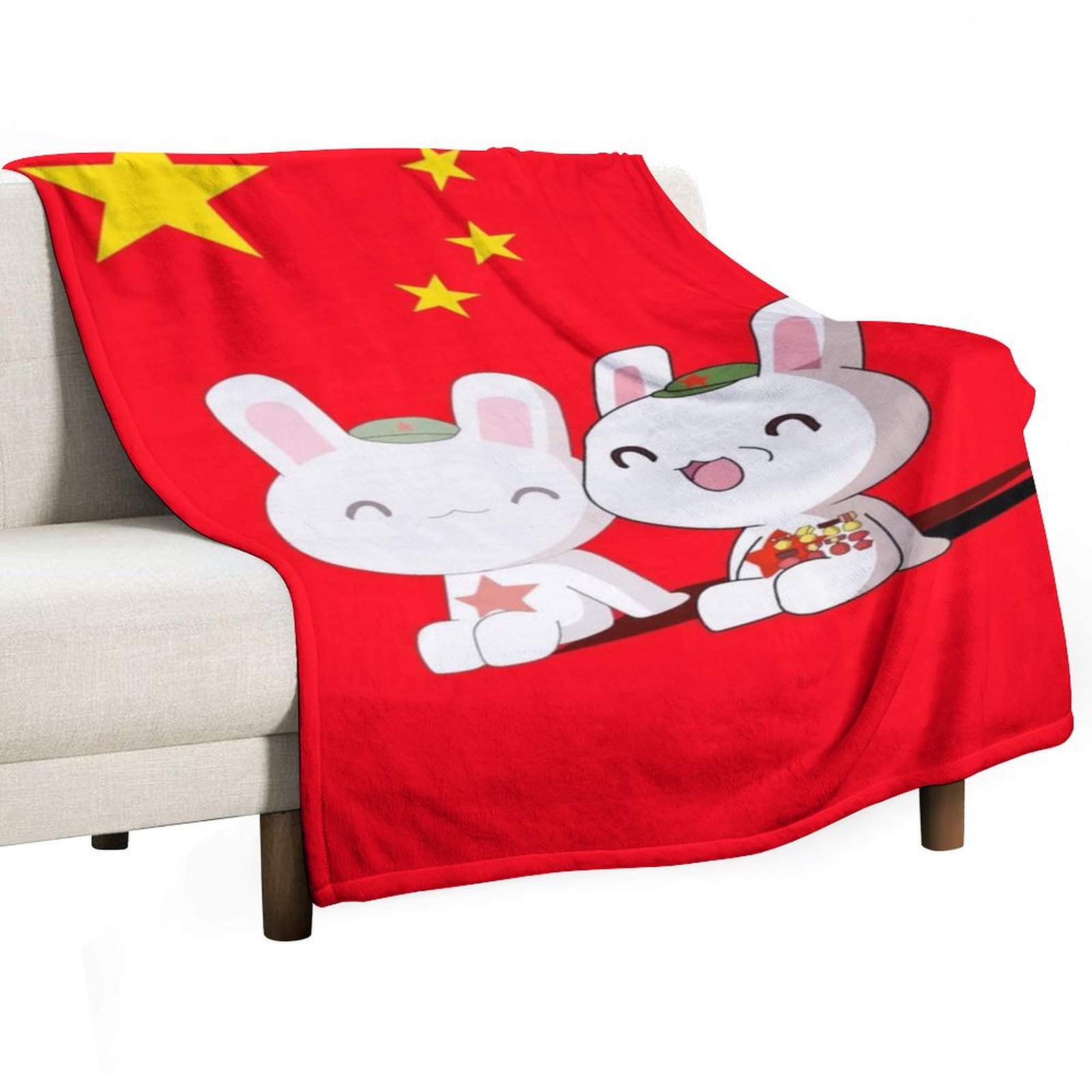 Year Hare Affair Year That Rabbit Affair (4)Blanket Lunch break