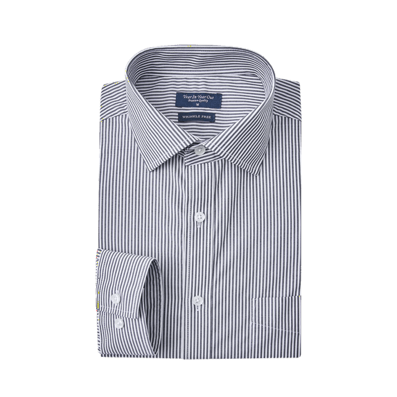 Year In Year Out Wrinkle Free Dress Shirt for Men Regular Fit Long Sleeve Wrinkle Resistant Shirt(169,XXL)