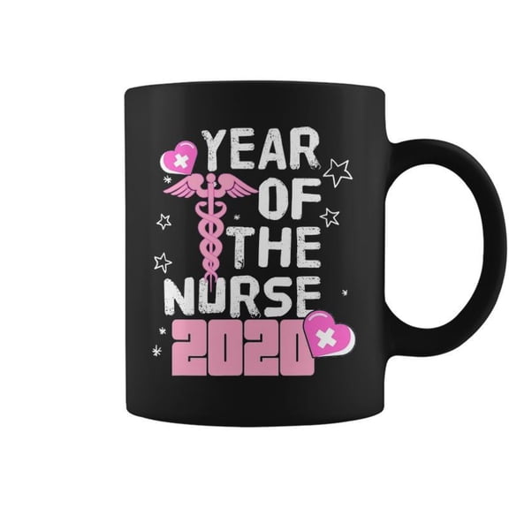 Year Of The Nurse Midwife Nurse Week School Rn Lpn Gift Coffee Mugs
