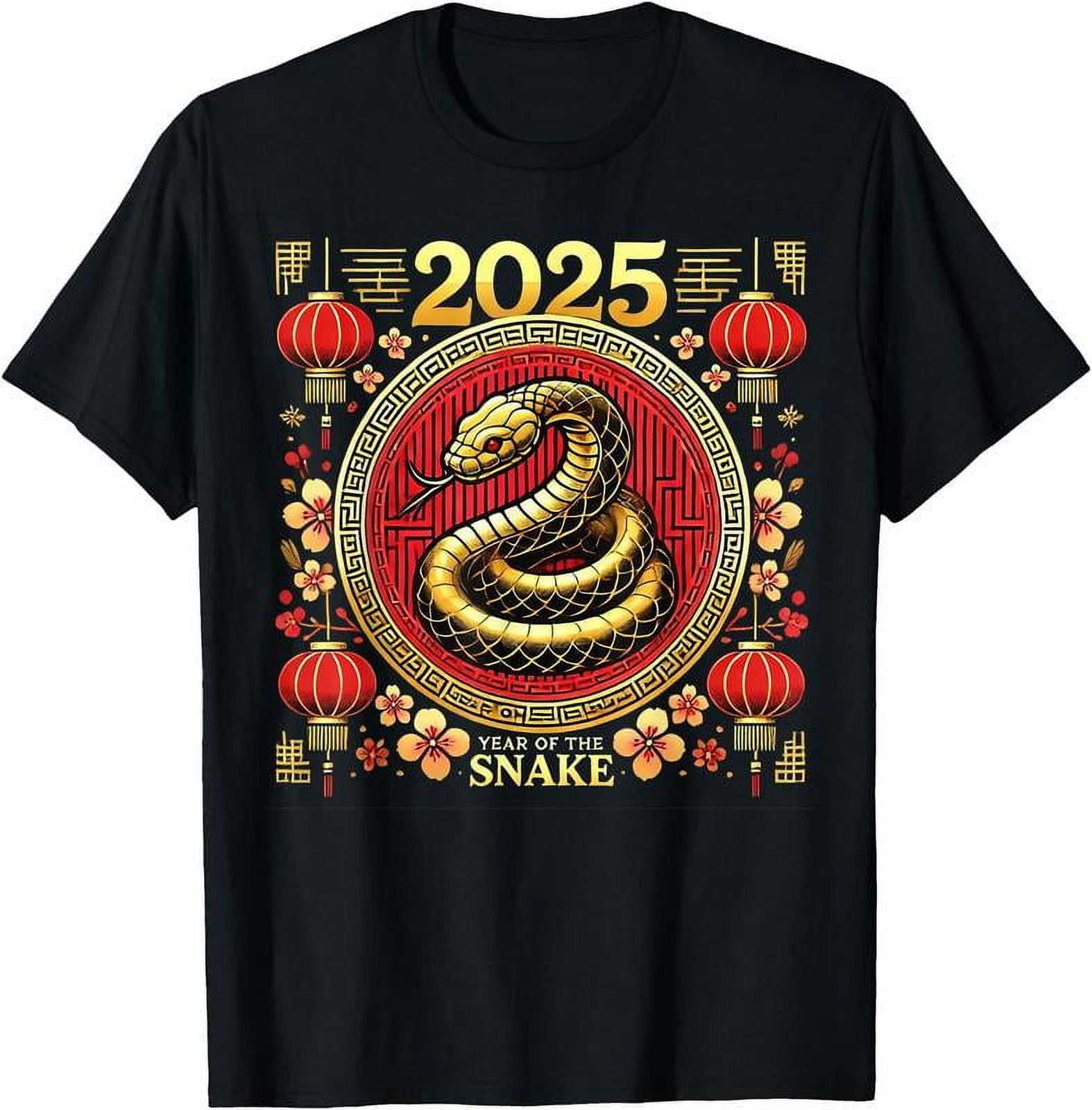 Year Of The Snake 2025 Chinese New Year Happy Lunar New Year T Unisex