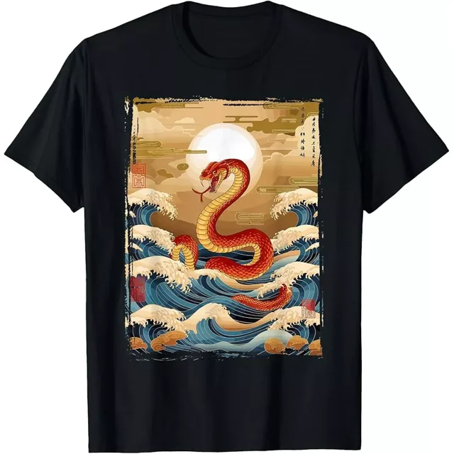Year Of The Snake 2025 Chinese Zodiac Lunar New Year 2025 TShirt