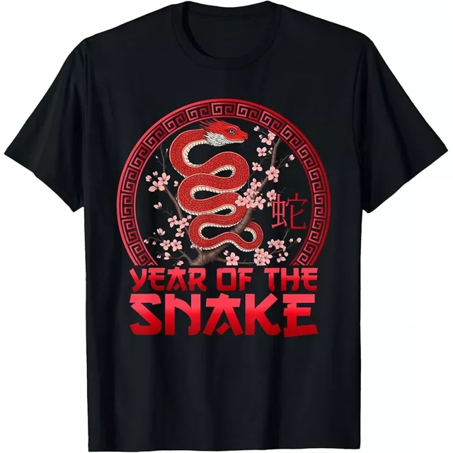 Year Of The Snake 2025 Chinese Zodiac Lunar New Year 2025 TShirt