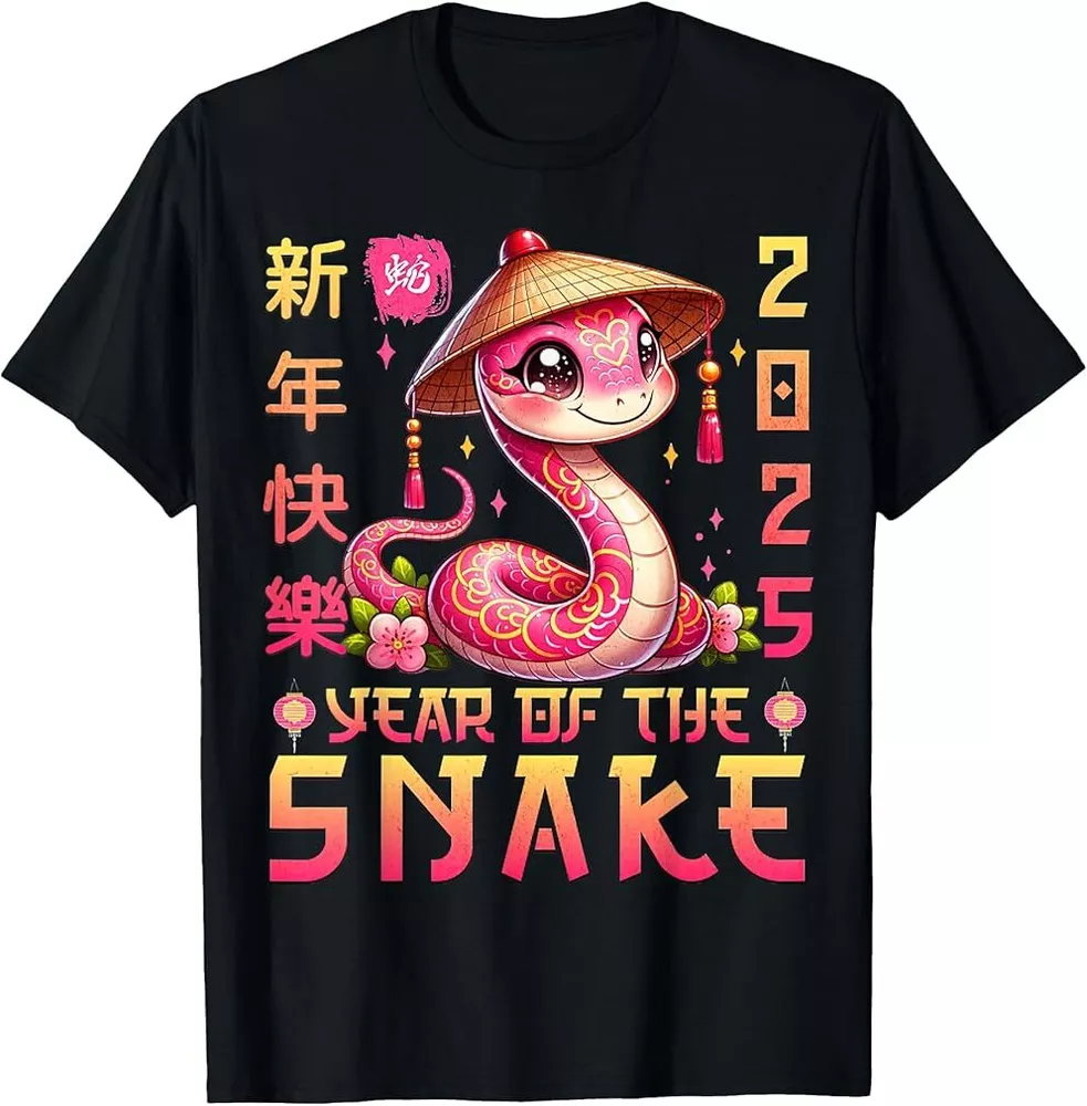Year Of The Snake 2025 Lunar New Year Chinese New Year 2025 TShirt