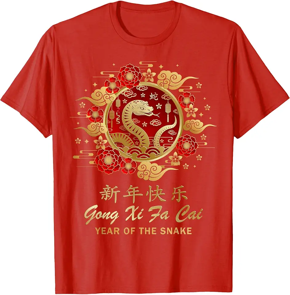 Year Of The Snake 2025 Lunar New Year Chinese New Year 2025 TShirt