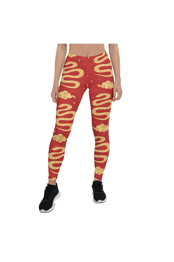 Year Of The Snake Leggings Size: XS for Women | FIERCEPULSE