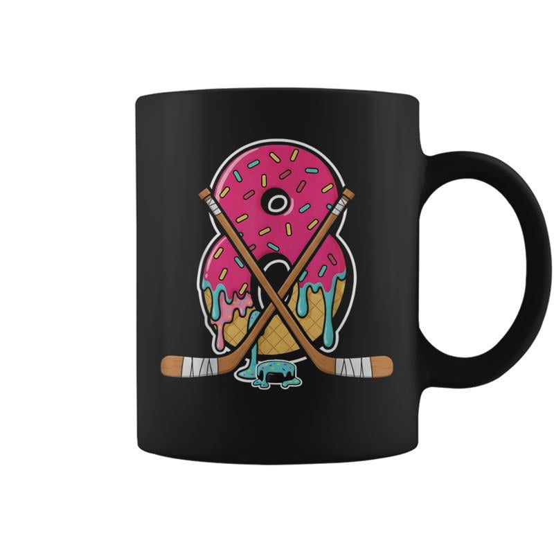 Year Old Hockey Ice Cream Drip Youth Th Birthday Boys Coffee Mug ...