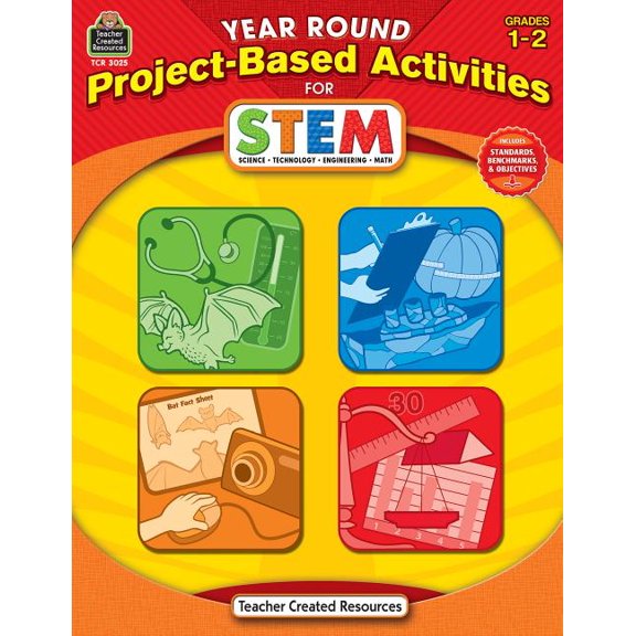 Year Round Project-Based Activities for Stem Grd 1-2 (Paperback) by Stephanie Lester